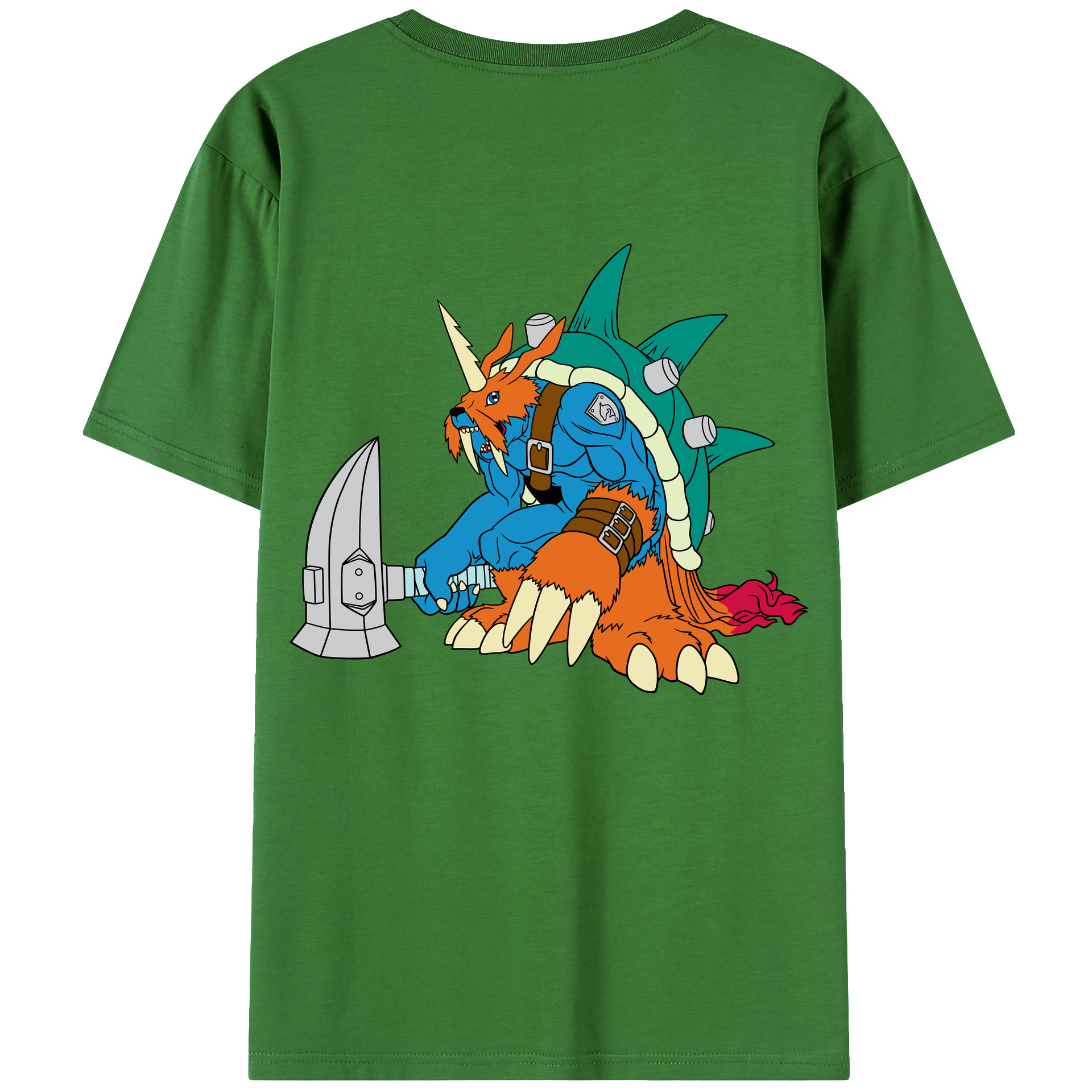 （画像用） Digimon デジタルモンスター/デジモン レディース半袖Tシャツ(バックプリント)